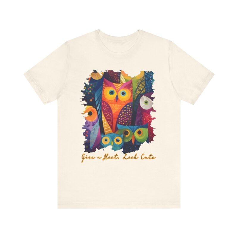 Cute Owl Graphic Tee for Nature Lovers, Cute Animal Shirt, Gift for Her, Nature-Inspired Fashion, Casual Wear - Image 19