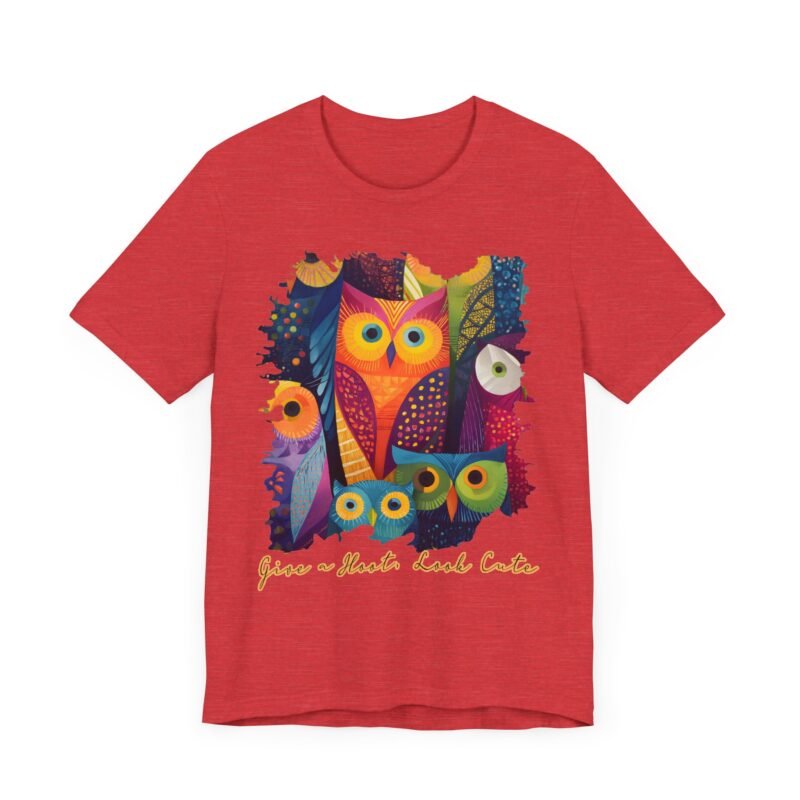Cute Owl Graphic Tee for Nature Lovers, Cute Animal Shirt, Gift for Her, Nature-Inspired Fashion, Casual Wear - Image 53