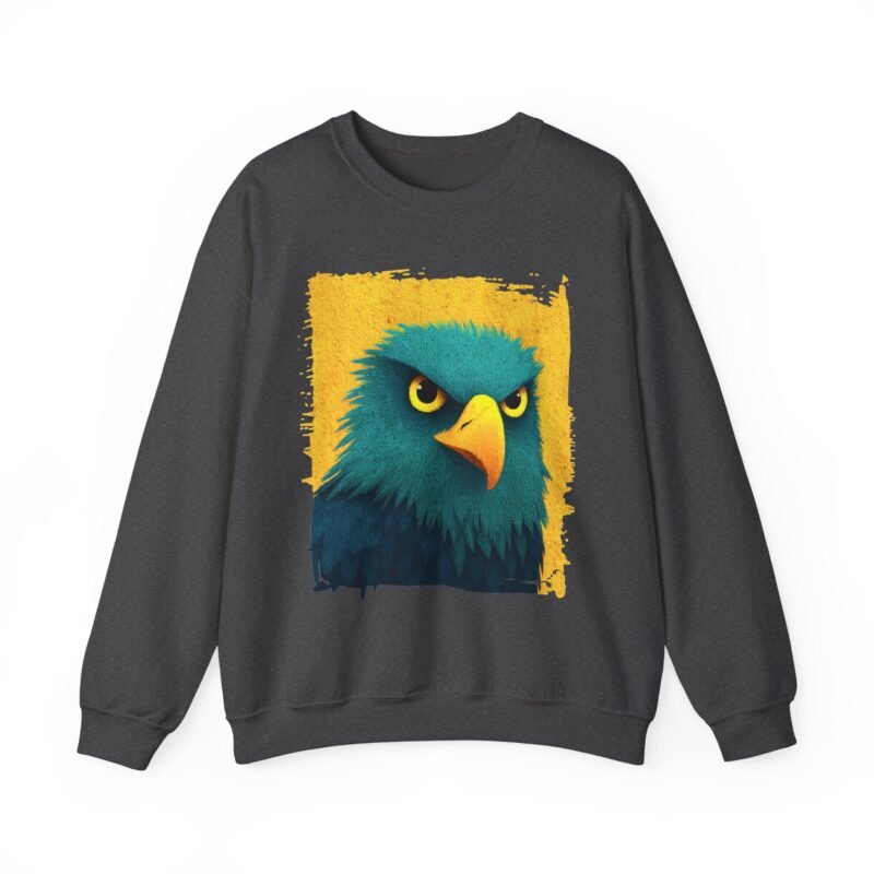 Copy of Bold Eagle Graphic Sweatshirt, Unisex Pullover, Edgy Gift for Nature Lovers, Perfect for Fall Outings, Casual Wear, Animal Lover Apparel - Image 22