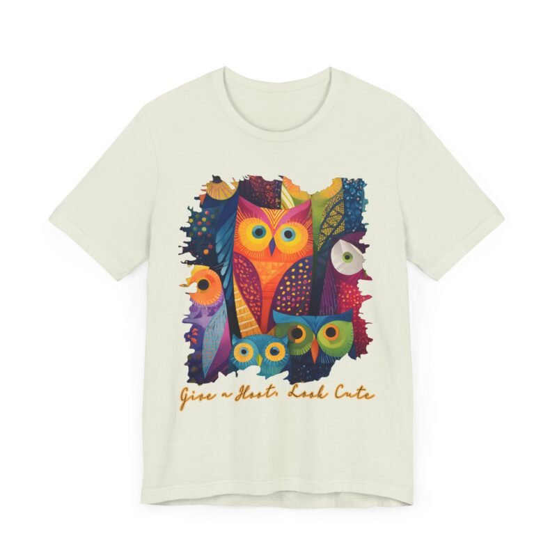 Cute Owl Graphic Tee for Nature Lovers, Cute Animal Shirt, Gift for Her, Nature-Inspired Fashion, Casual Wear - Image 37