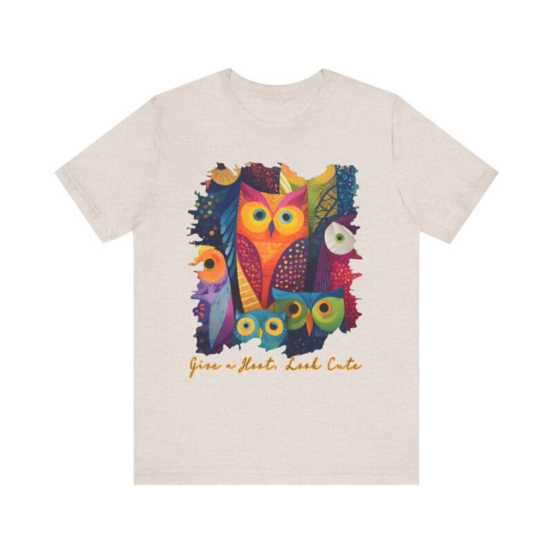 Cute Owl Graphic Tee for Nature Lovers, Cute Animal Shirt, Gift for Her, Nature-Inspired Fashion, Casual Wear - Image 23