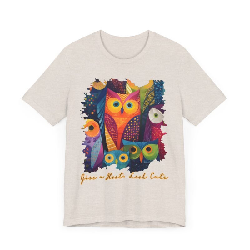 Cute Owl Graphic Tee for Nature Lovers, Cute Animal Shirt, Gift for Her, Nature-Inspired Fashion, Casual Wear - Image 25