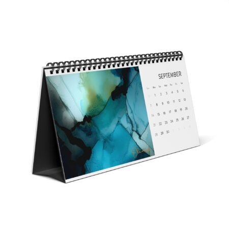 Elegant 2025 Desktop Calendar, Minimalist Office Decor, Planner Gift, Modern Design, Home Organization